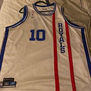 Mike Bibby Sacramento Throwback Royals Jersey
